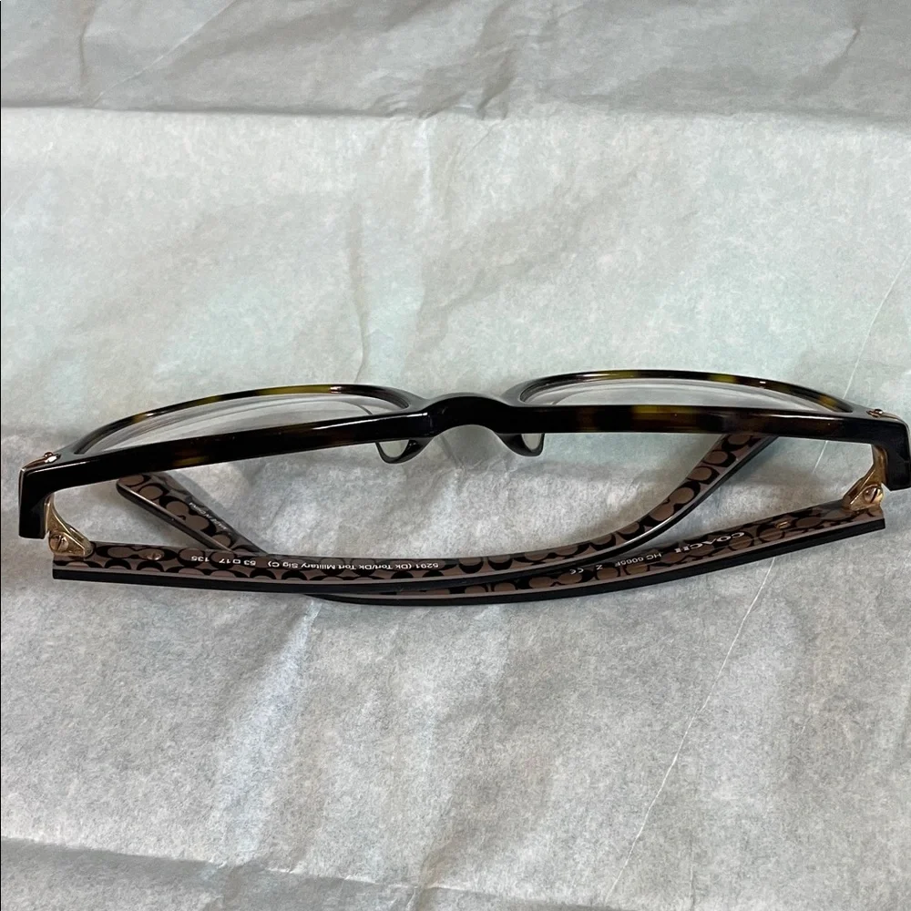 Coach Women's Glasses in Brown Pattern - Picture 3 of 6